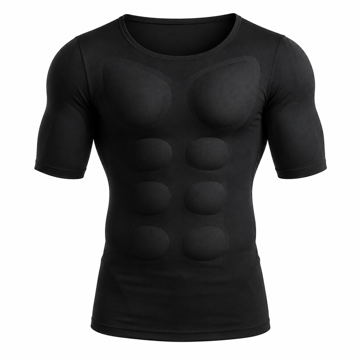 BLACK 3D MUSCLE SHIRT