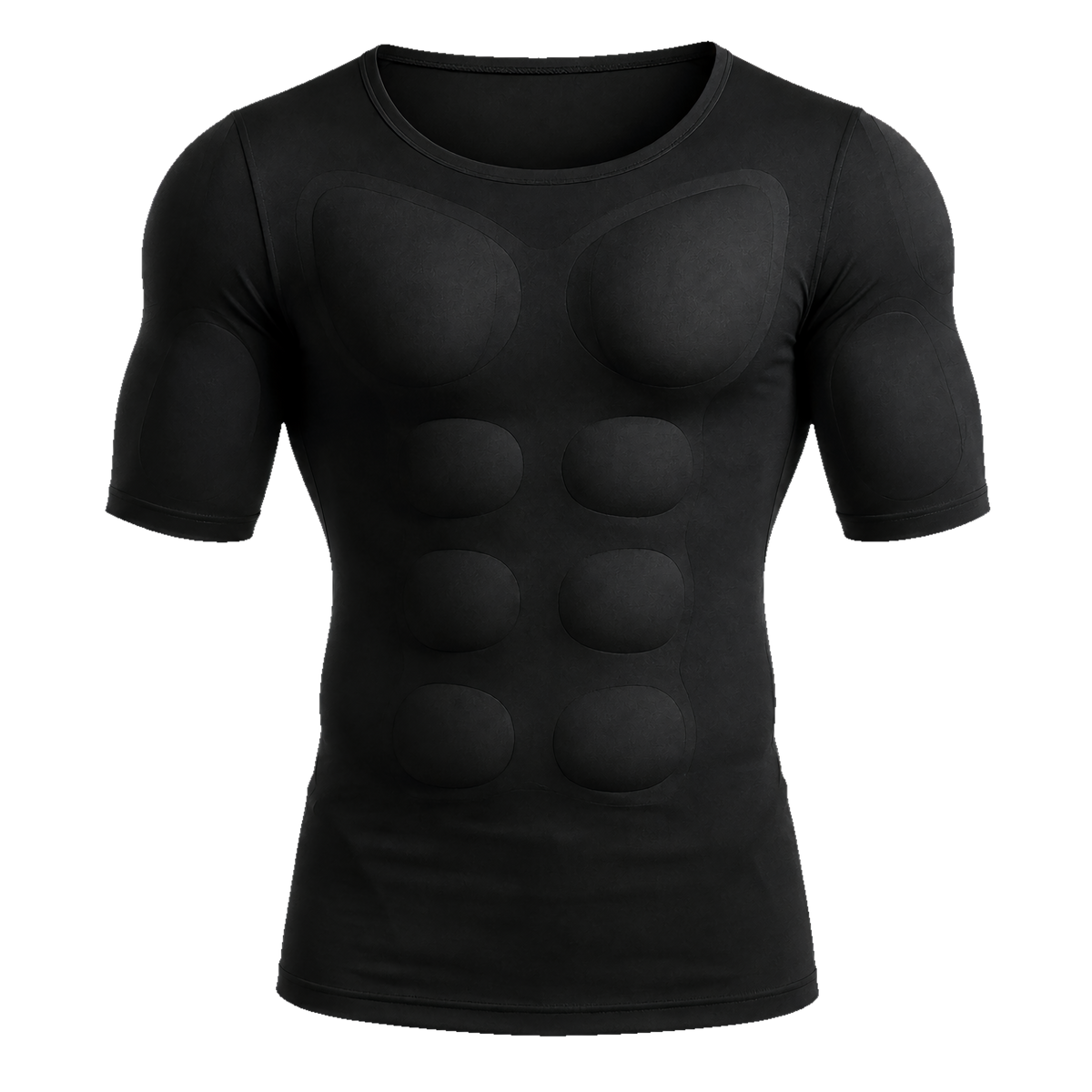 BLACK 3D MUSCLE SHIRT